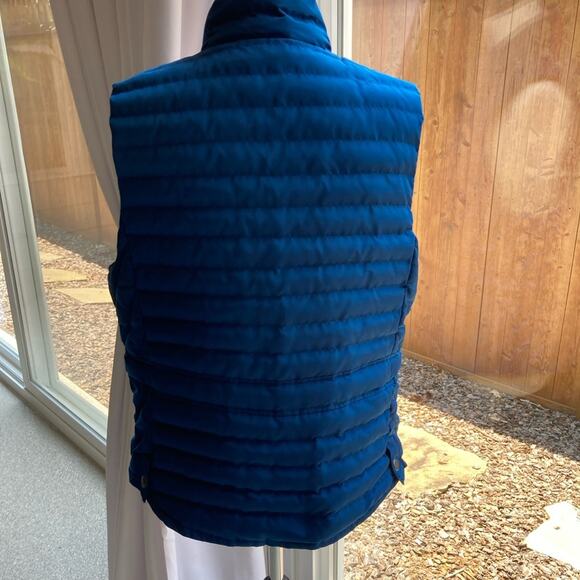 Loft Blue Light Quilted Puffer Vest Size L - Picture 4 of 8